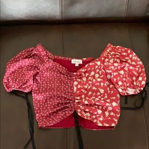 Verge Girl Off the Shoulder Crop Top